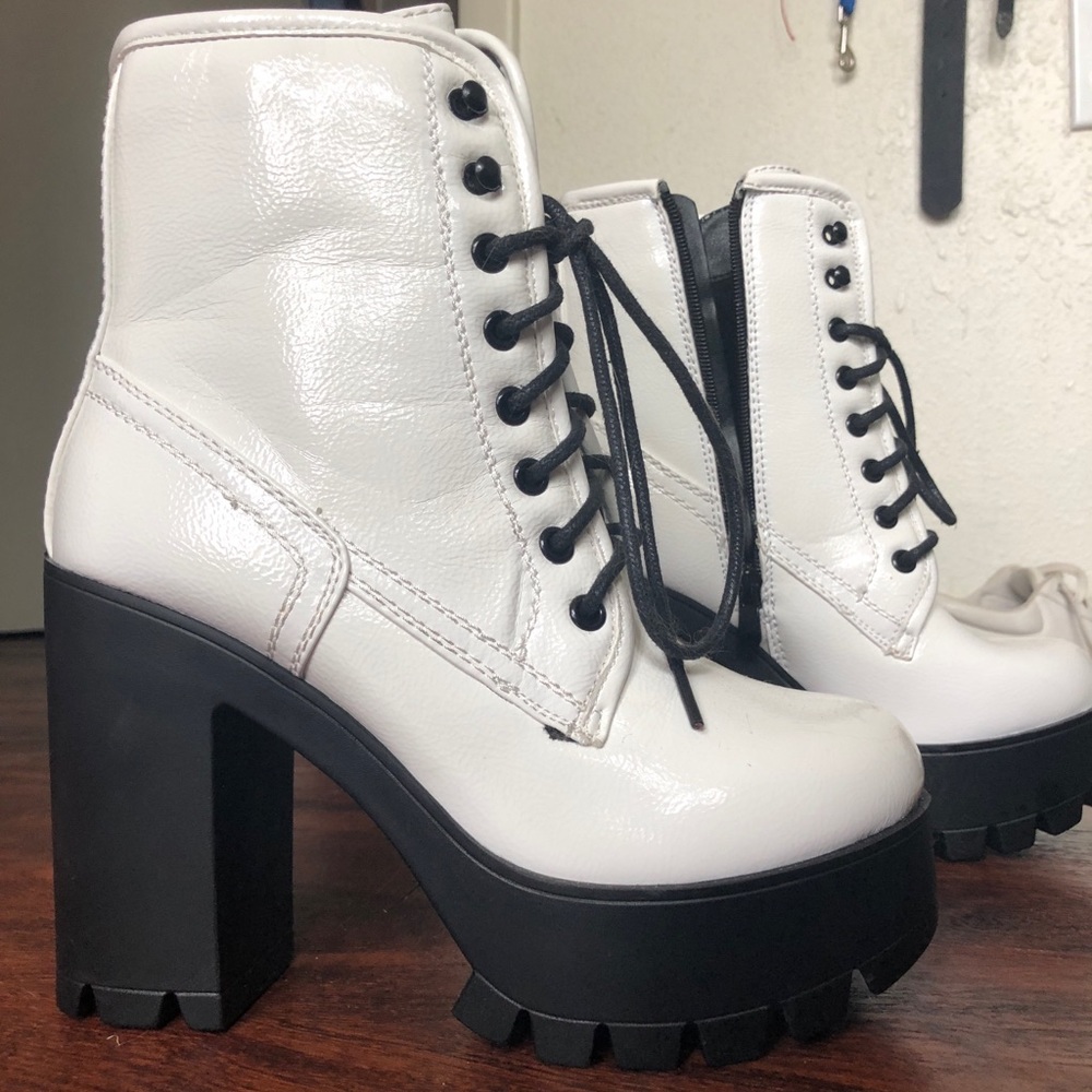 Platform Boot Heels - Brand New
